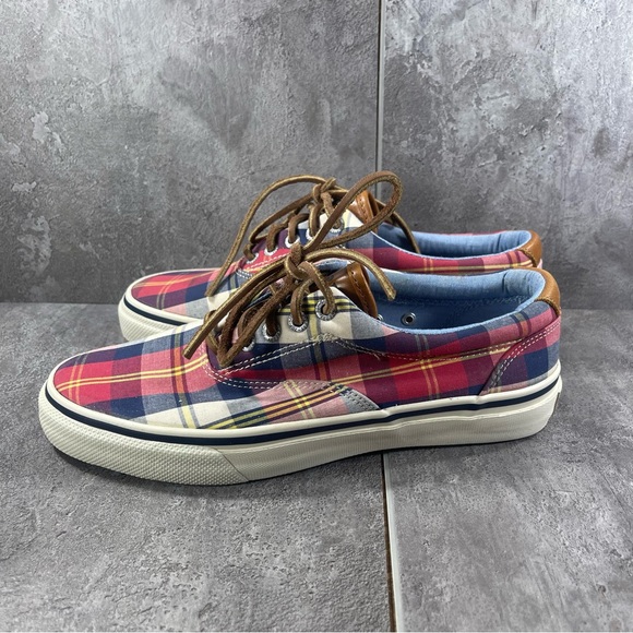 Sperry Plaid Boat Shoe Men’s 8 - Picture 3 of 8
